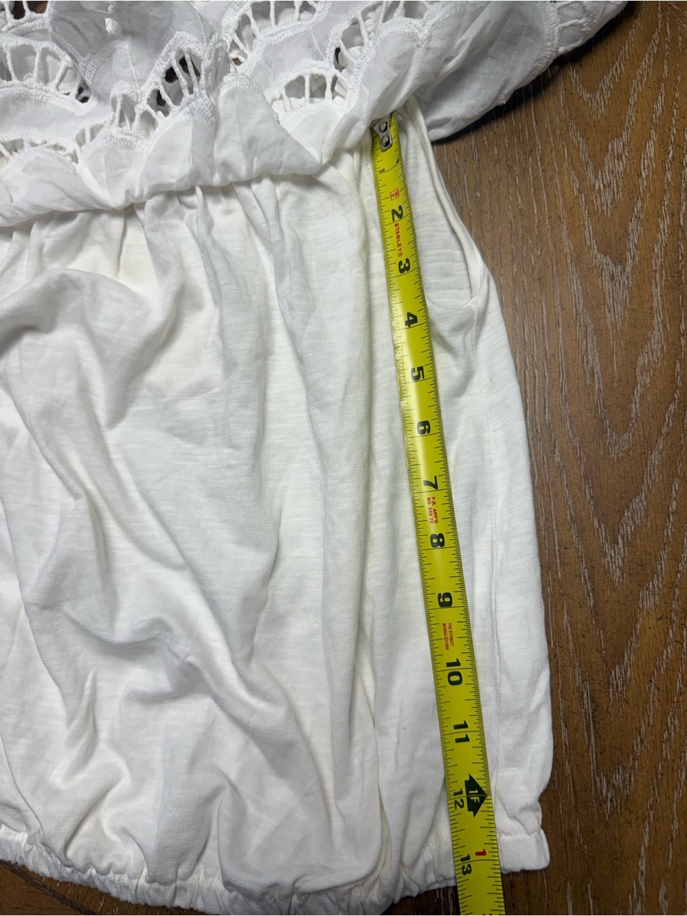 Canon White Ruffle Blouse - Picture 6 of 6